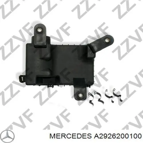 A2926200100 Mercedes soporte de radiador izquierdo (panel de montaje para foco)