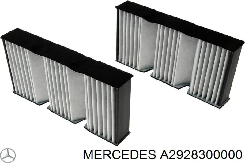 Filtro de cabina Mercedes A2928300000 precio, desde 20,27 EUR