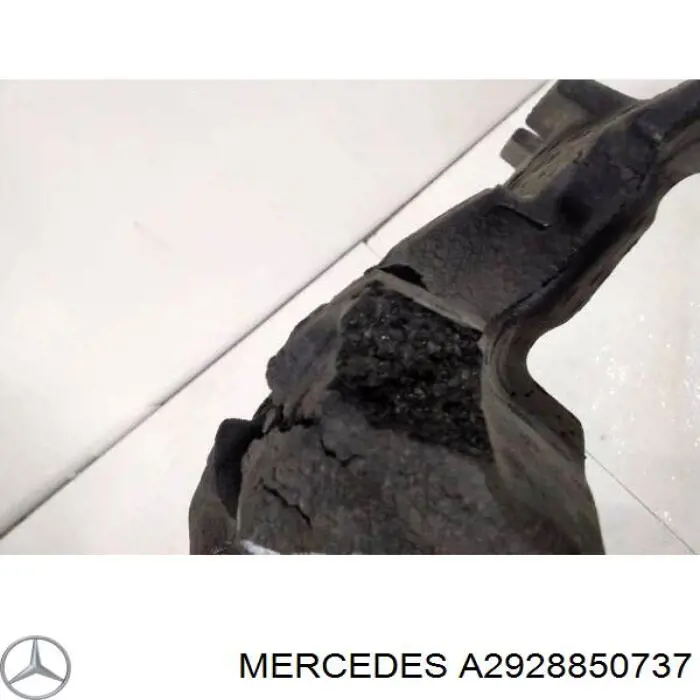 Comprar A2928850737 Mercedes Absorbedor del parachoques delantero