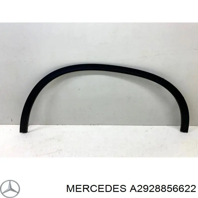 A2928856622 Mercedes ensanchamiento, guardabarros delantero derecho