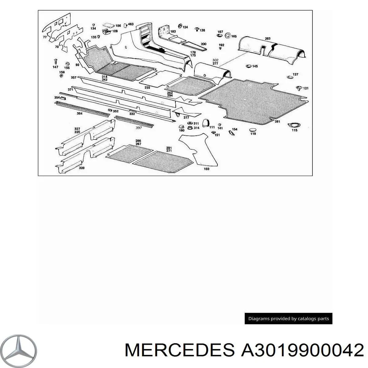  Mercedes A3019900042 precio, desde 90,07 EUR