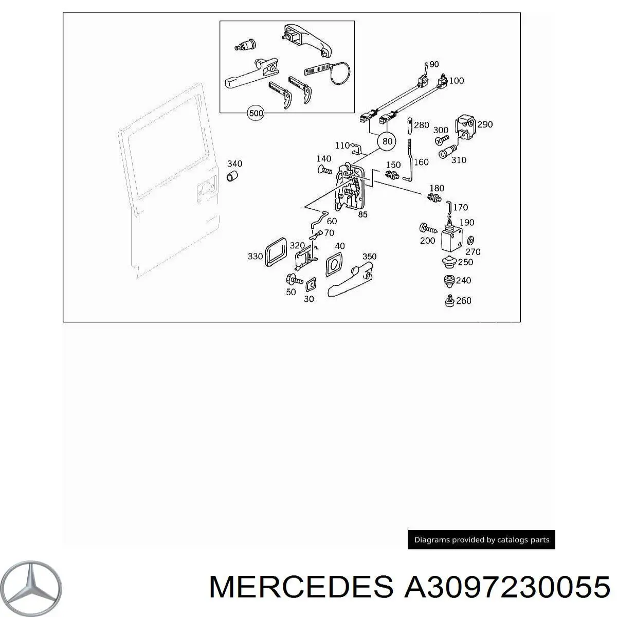  Mercedes A3097230055 precio, desde 7,23 EUR