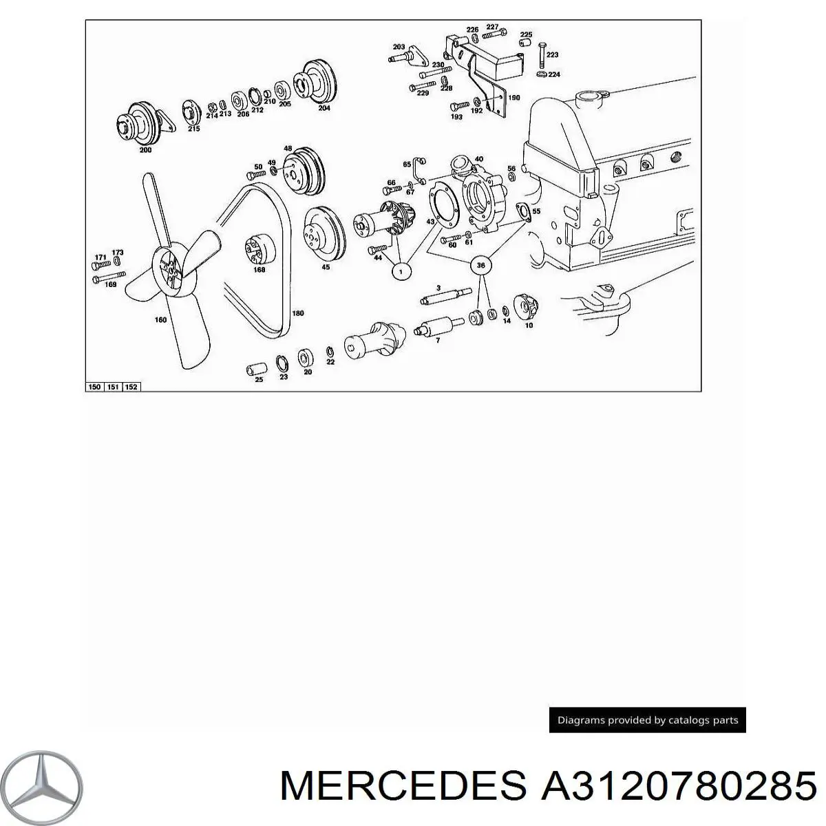 A3120780285 Mercedes