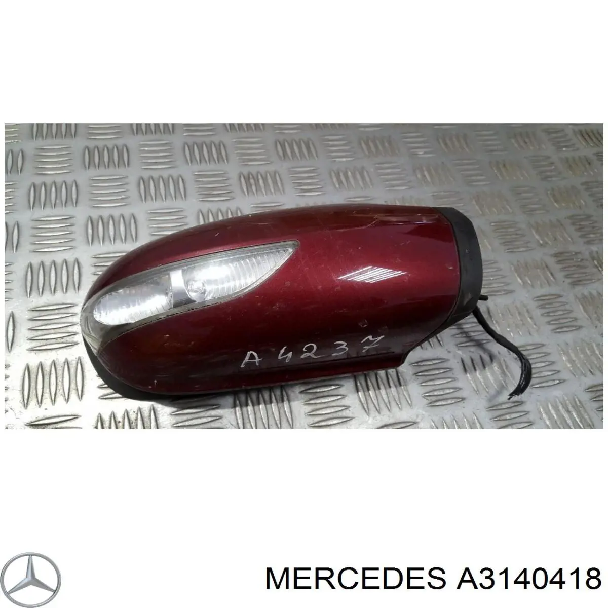 Comprar A3140418 Mercedes Espejo de retrovisor derecho