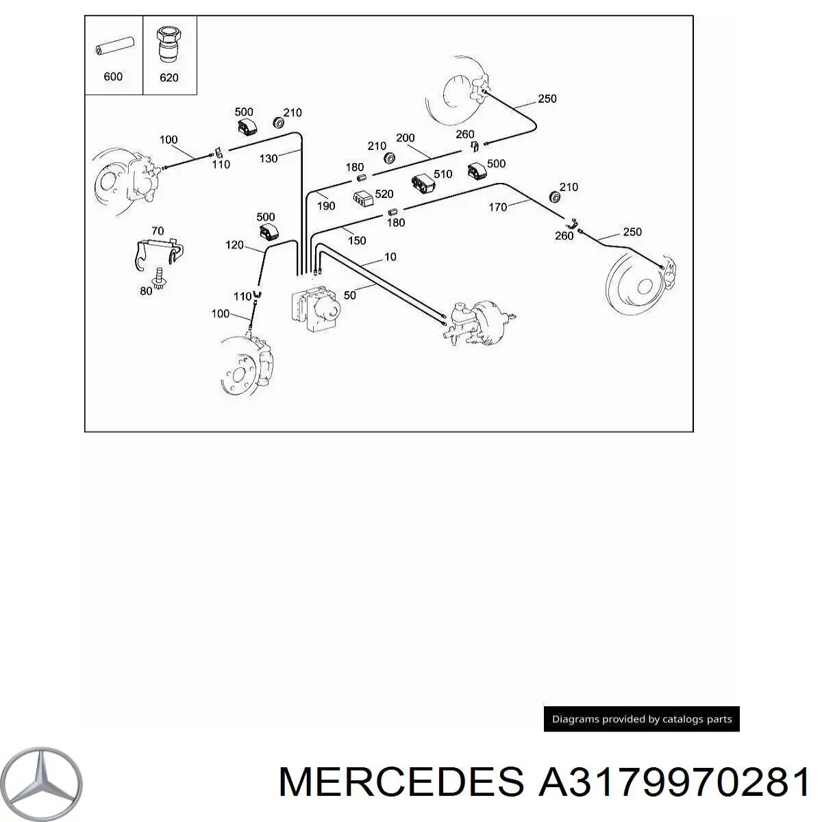  Mercedes A3179970281 precio, desde 8,56 EUR