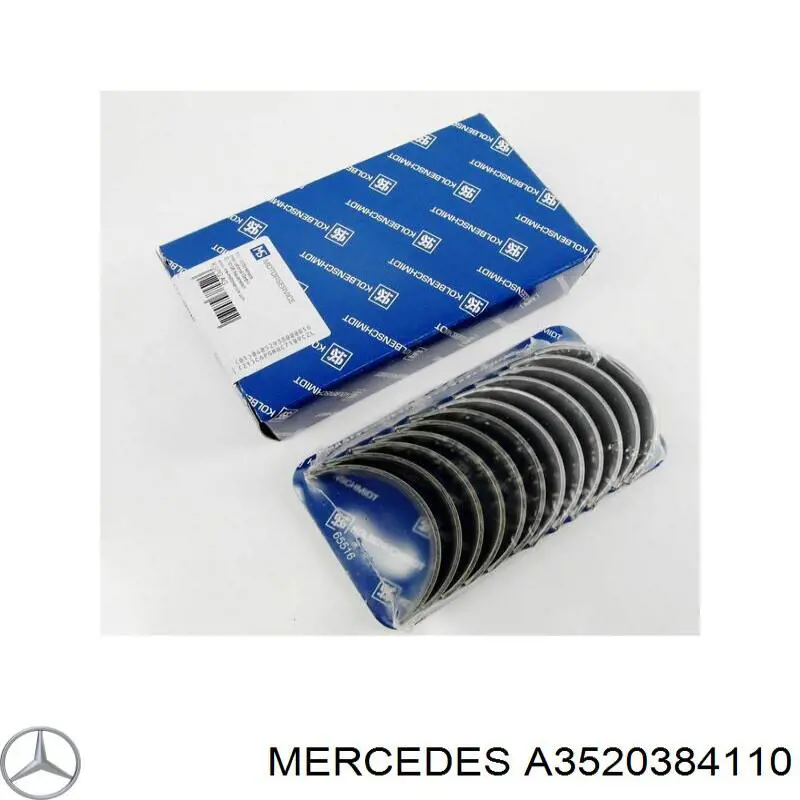 Juego de cojinetes de biela, cota de reparación (+0,50 mm) Mercedes 3520384110 precio, desde 37,69 EUR