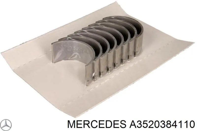 Comprar 3520384110 Mercedes Juego de cojinetes de biela, cota de reparación (+0,50 mm)