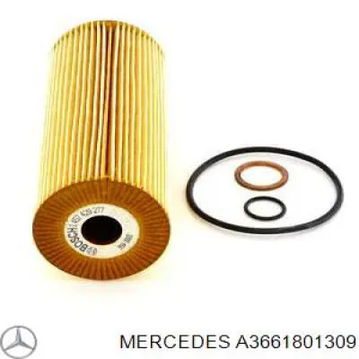 A3661801309 Mercedes filtro de aceite