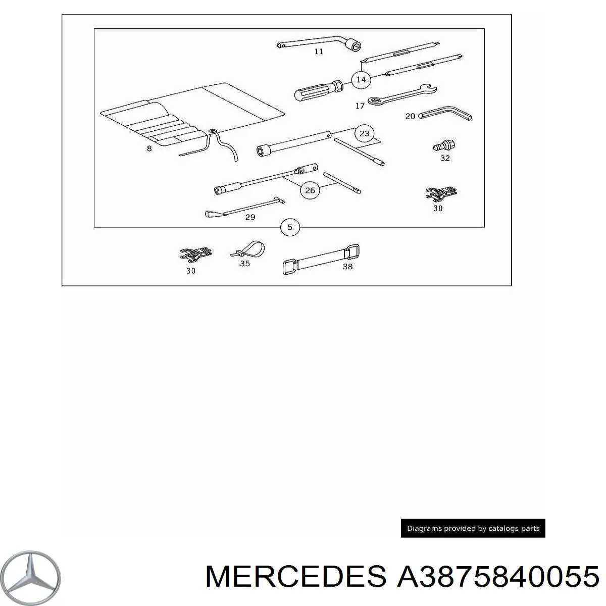 A3875840055 Mercedes