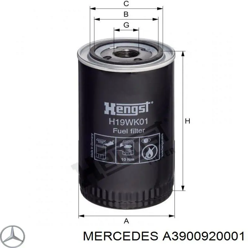 464582 Diesel Technic filtro de combustible