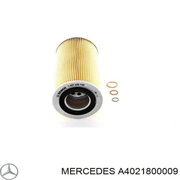 Filtro de aceite A4021800009 Mercedes