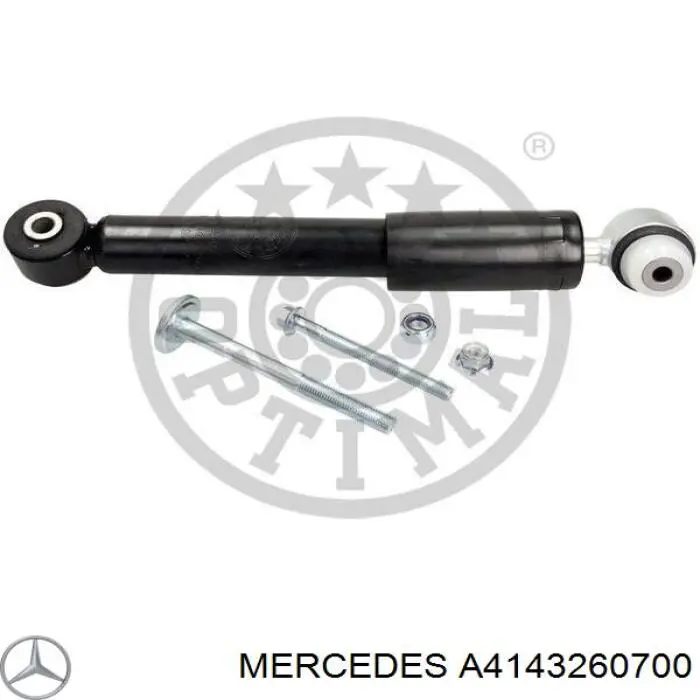 Amortiguador trasero Mercedes A4143260700 precio, desde 71,87 EUR