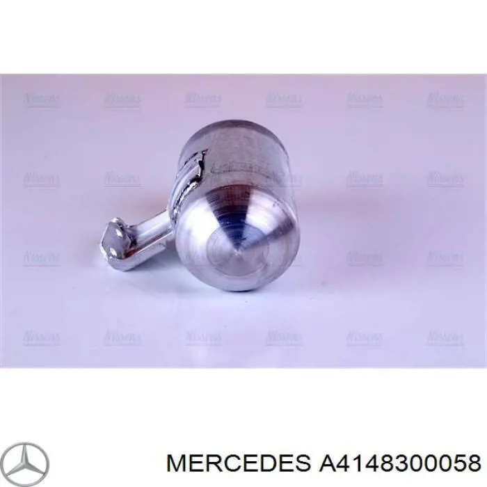 A4148300058 Mercedes receptor-secador del aire acondicionado