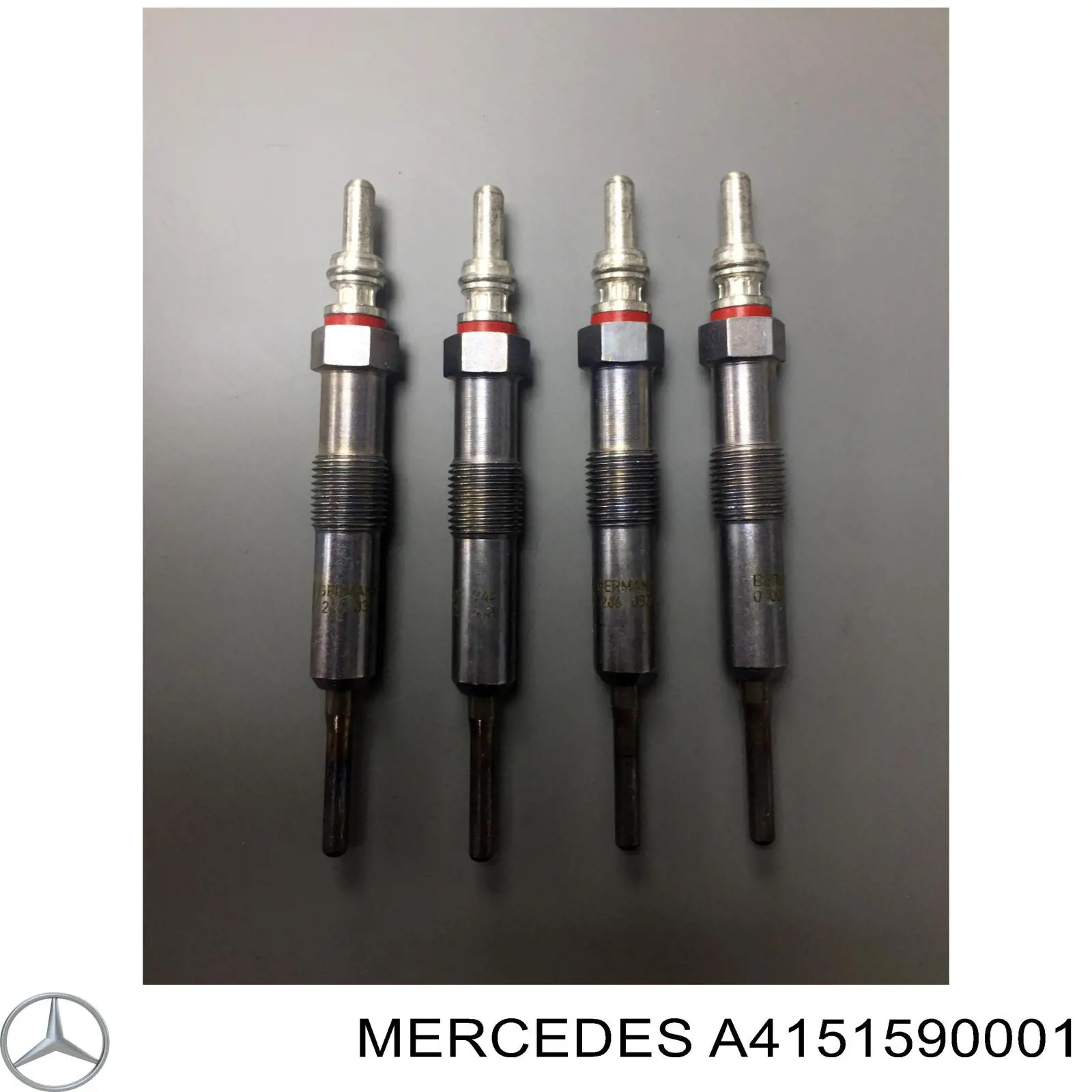 A4151590001 Mercedes bujía de precalentamiento