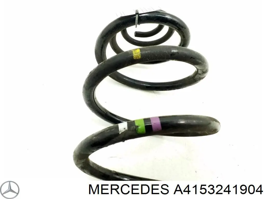 A4153241904 Mercedes muelle de suspensión eje trasero
