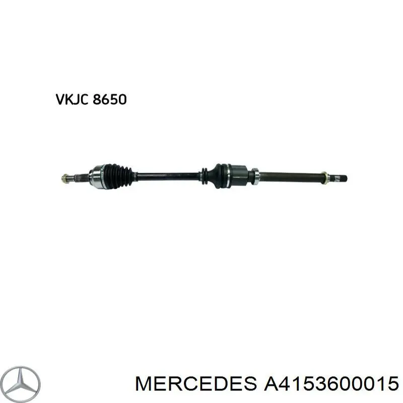 Comprar A4153600015 Mercedes Semieje delantero derecho