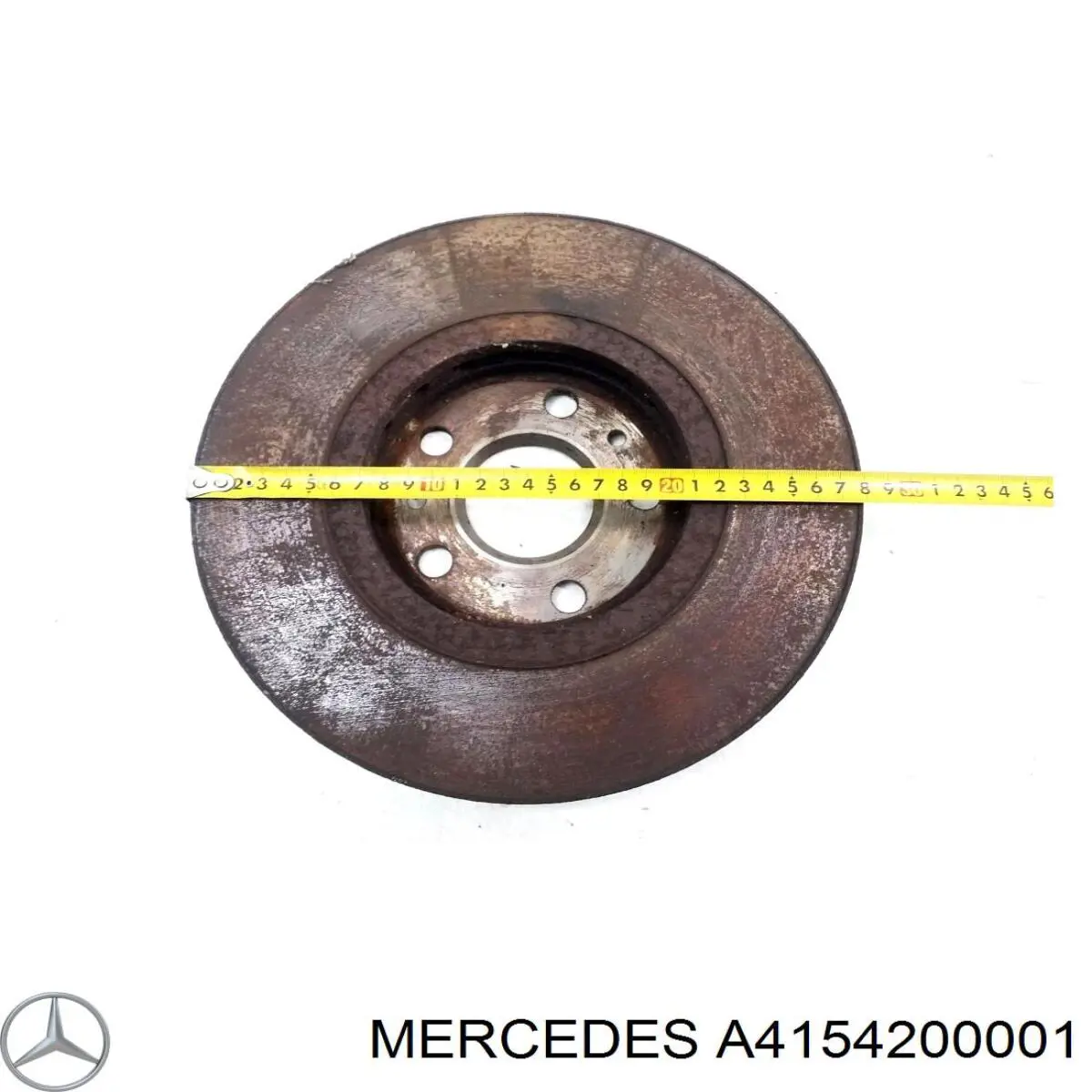 A4154200001 Mercedes disco de freno delantero