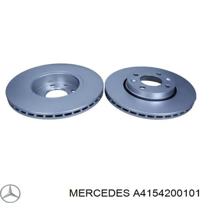 A4154200101 Mercedes disco de freno delantero