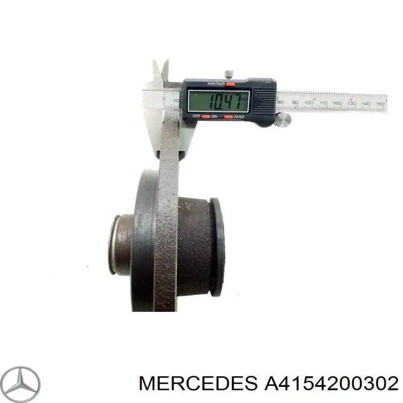 A4154200302 Mercedes disco de freno trasero