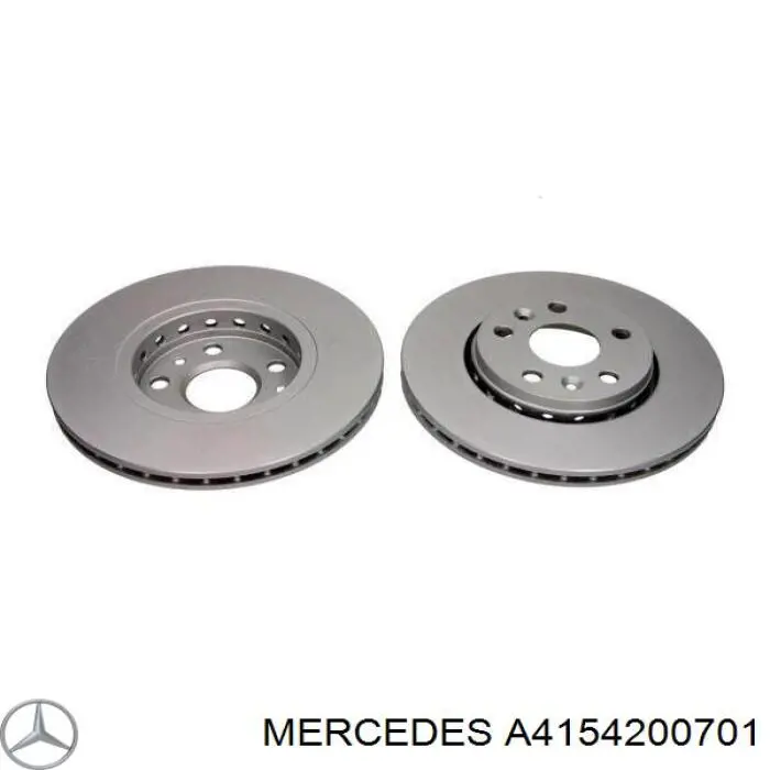 Frenos delanteros Mercedes A4154200701 precio, desde 35,84 EUR