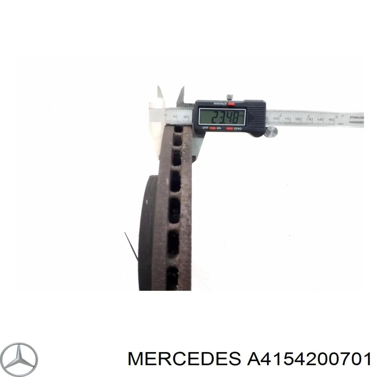 Comprar A4154200701 Mercedes Freno de disco delantero