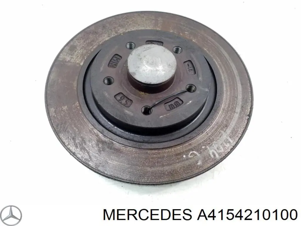 A4154210100 Mercedes disco de freno trasero