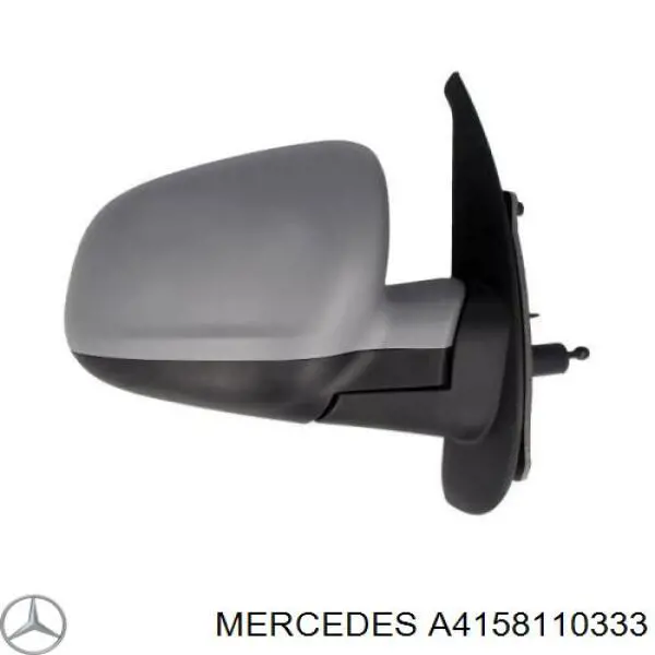 Cristal de espejo retrovisor derecho 963656392R Renault (RVI)