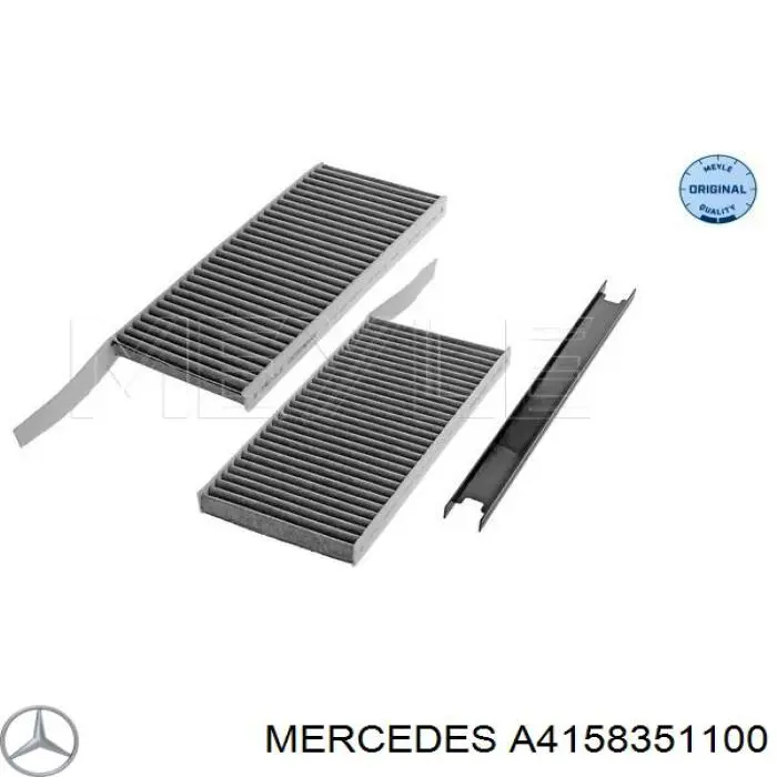 A4158351100 Mercedes filtro de habitáculo