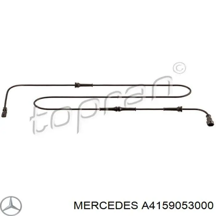 A4159053000 Mercedes sensor abs trasero derecho