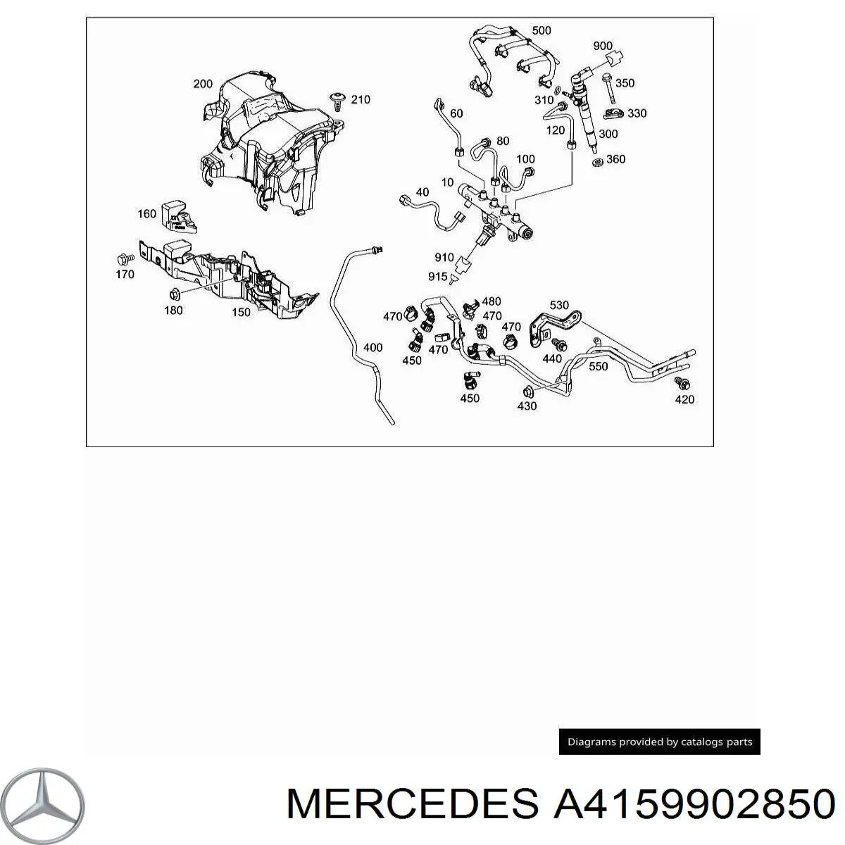A4159902850 Mercedes 