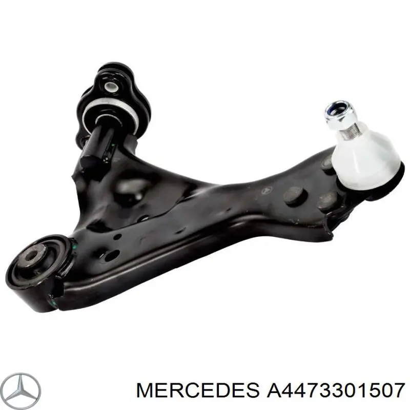 A4473301507 Mercedes barra oscilante, suspensión de ruedas delantera, inferior derecha