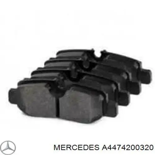 Pastillas traseras de freno Mercedes A4474200320 precio, desde 25,18 EUR