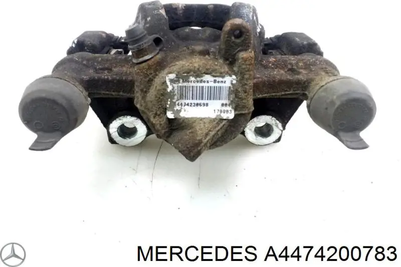 Pinza de freno trasera derecha Mercedes A4474200783 precio, desde 57,30 EUR