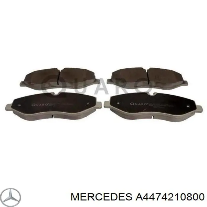 A4474210800 Mercedes pastillas de freno delanteras