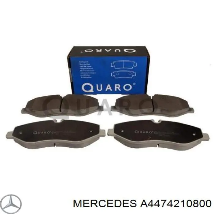 Pastillas freno delanteras Mercedes A4474210800 precio, desde 28,44 EUR
