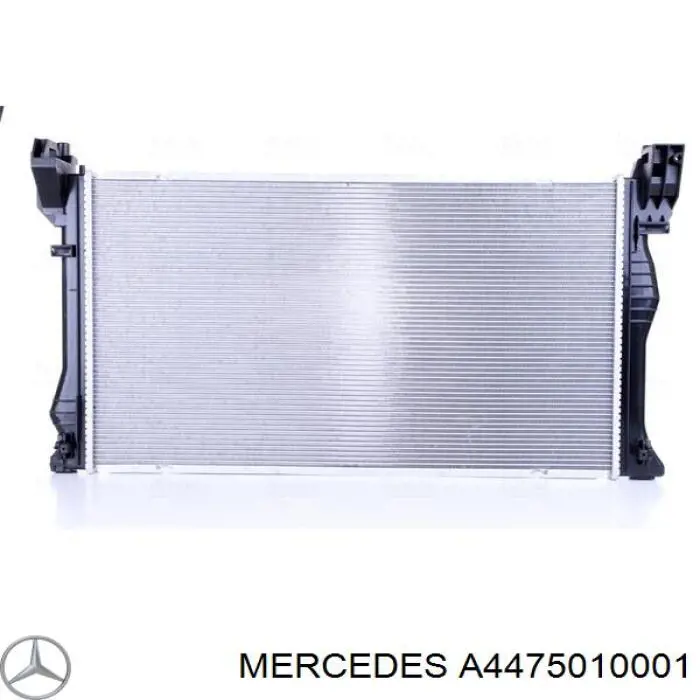 A4475010001 Mercedes radiador refrigeración del motor