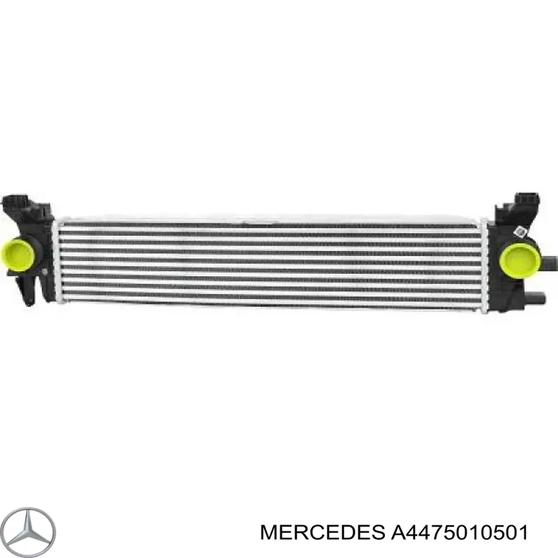 Radiador de aire de admisión Mercedes A4475010501 precio, desde 149,69 EUR