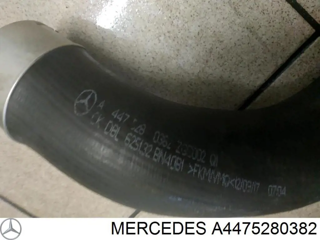 A4475280382 Mercedes Manguera del intercooler