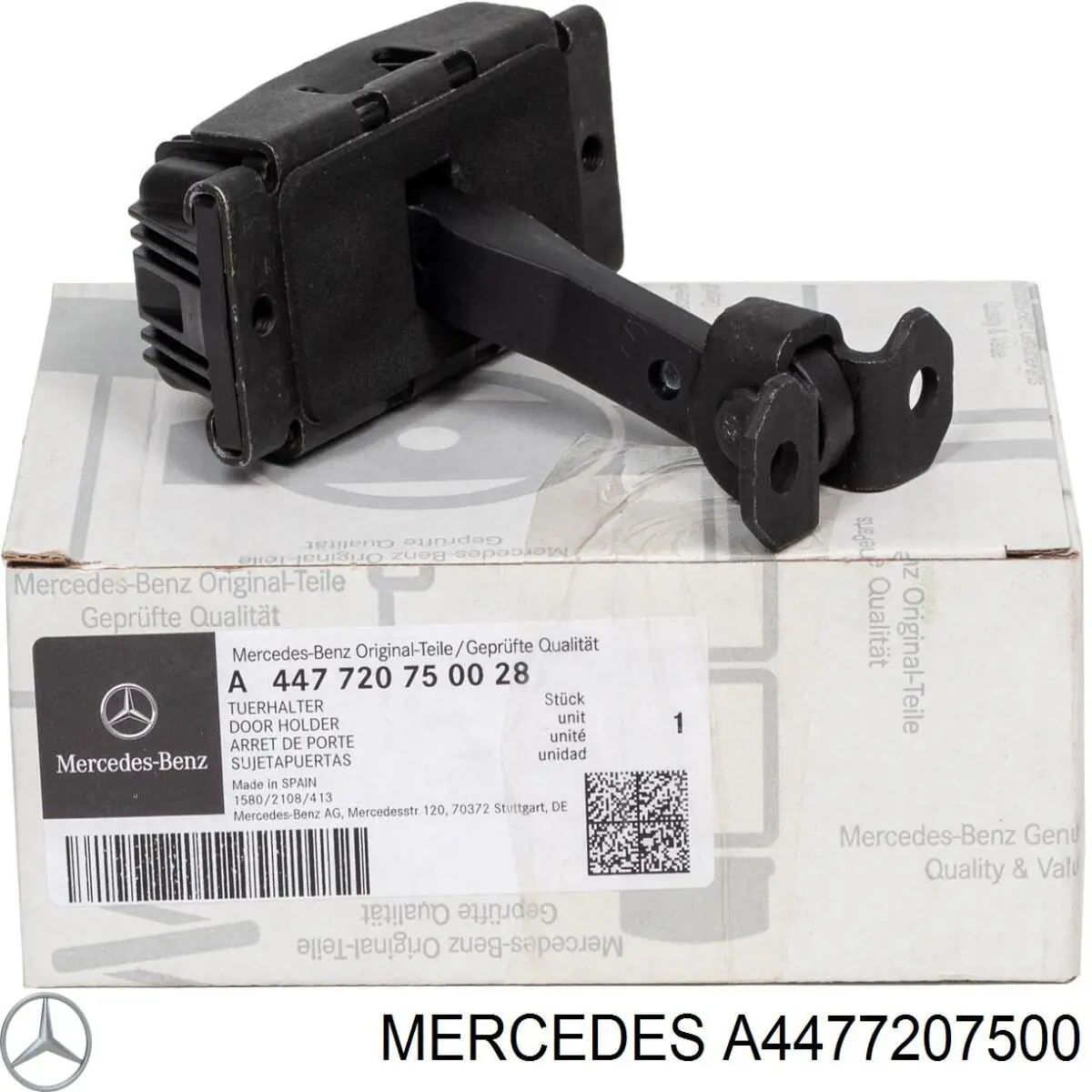 Limitador de apertura de puerta delantera Mercedes A4477207500 precio, desde 42,11 EUR