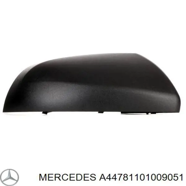 Cubierta de espejo retrovisor derecho Mercedes A44781101009051 precio, desde 31,70 EUR