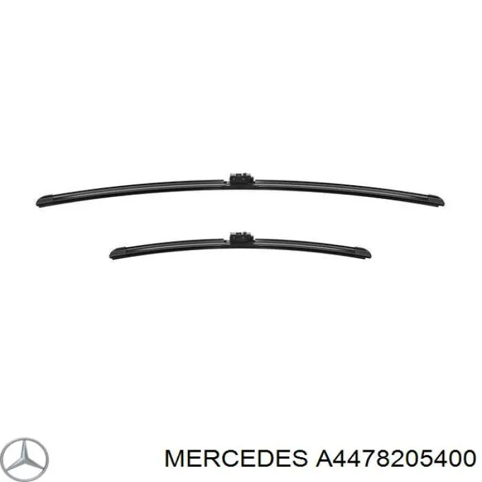 Comprar A4478205400 Mercedes Juego de escobillas de luna delantera, 2 piezas