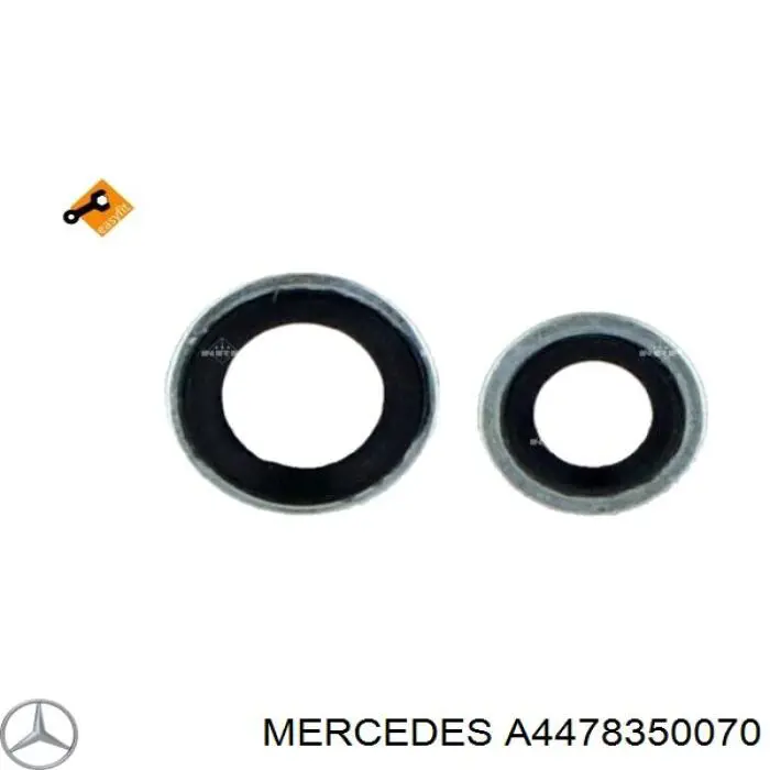 A4478350070 Mercedes condensador aire acondicionado