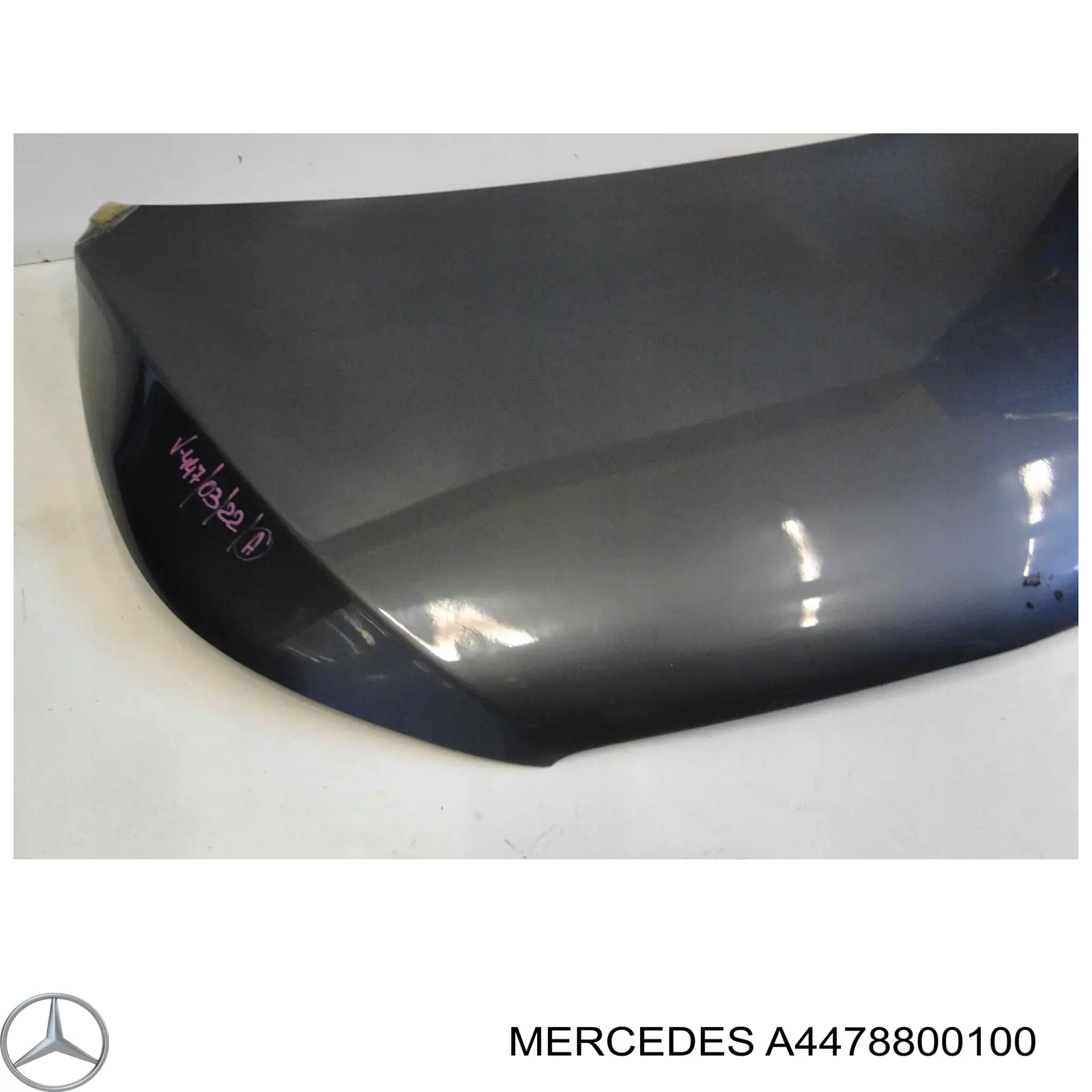 A4478800100 Mercedes capó del motor