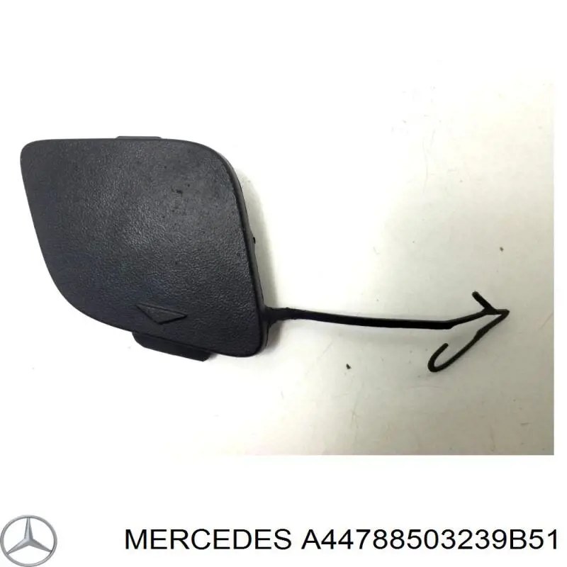 Tapa cubre gancho de remolque para parachoques delantera Mercedes A44788503239B51 precio, desde 14,01 EUR