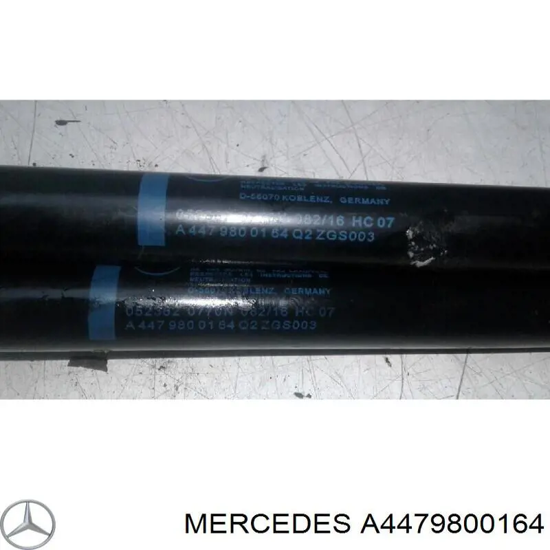 4479800164 Mercedes amortiguador de maletero