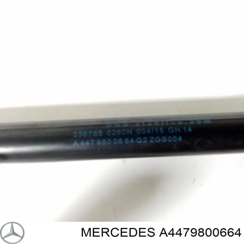 Amortiguador de capó A4479800664 Mercedes