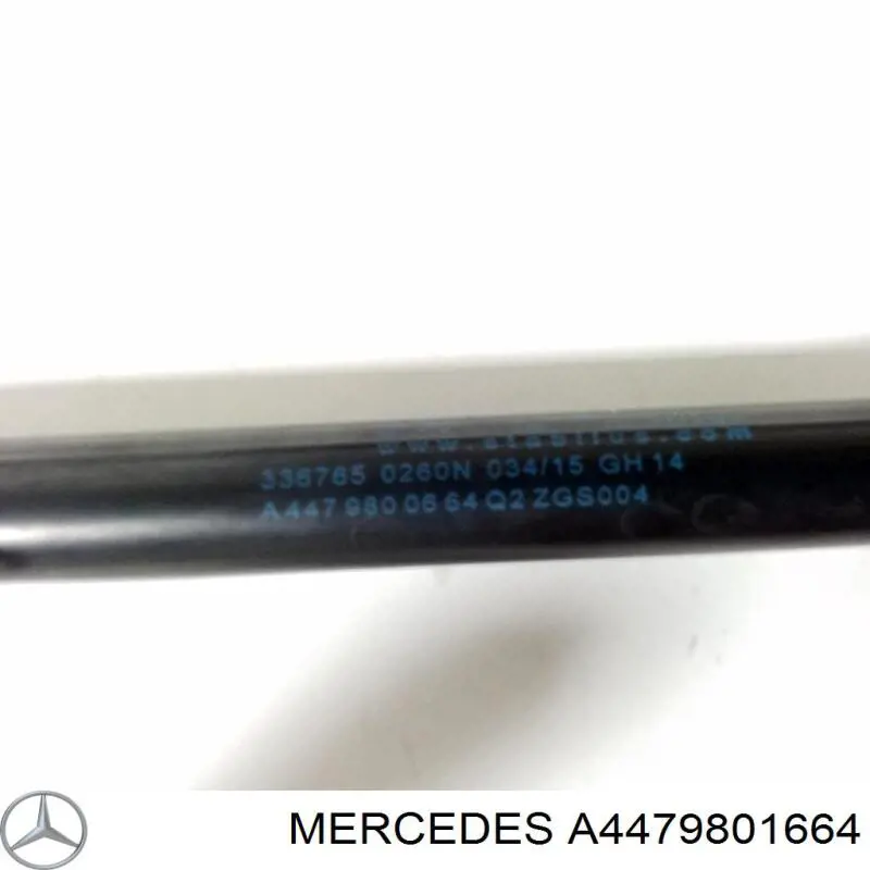 A4479801664 Mercedes Muelle de capó 