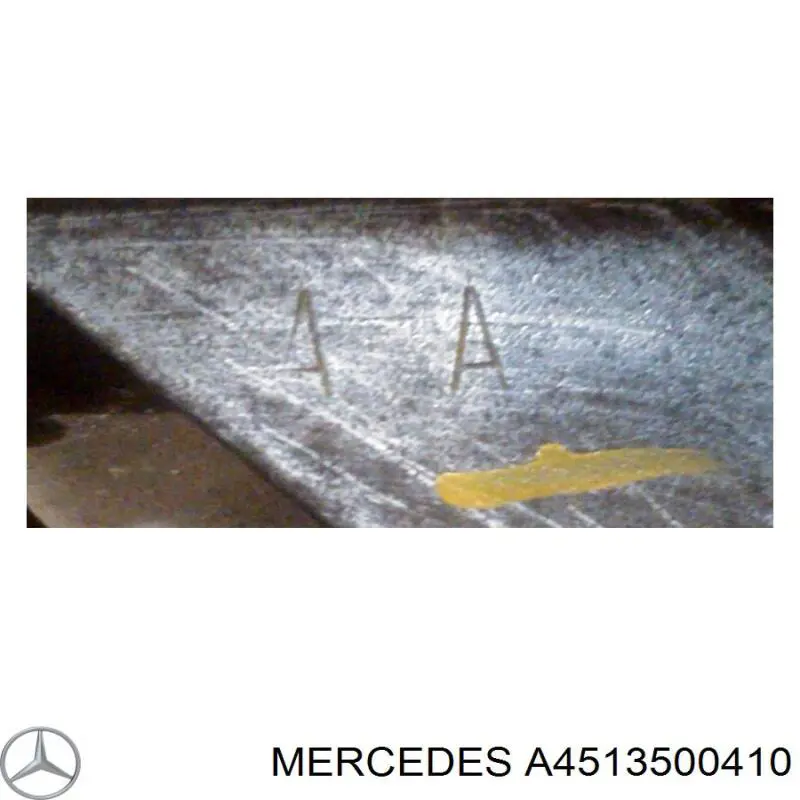 4513500010 Mercedes árbol de transmisión trasero izquierdo
