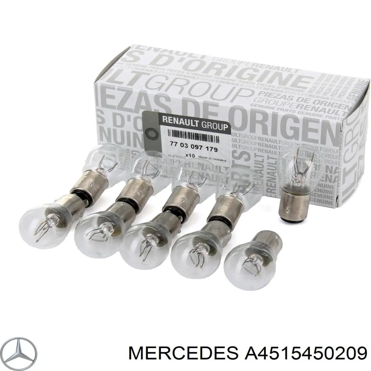 Interruptor de luz de freno Mercedes A4515450209 precio, desde 19,33 EUR