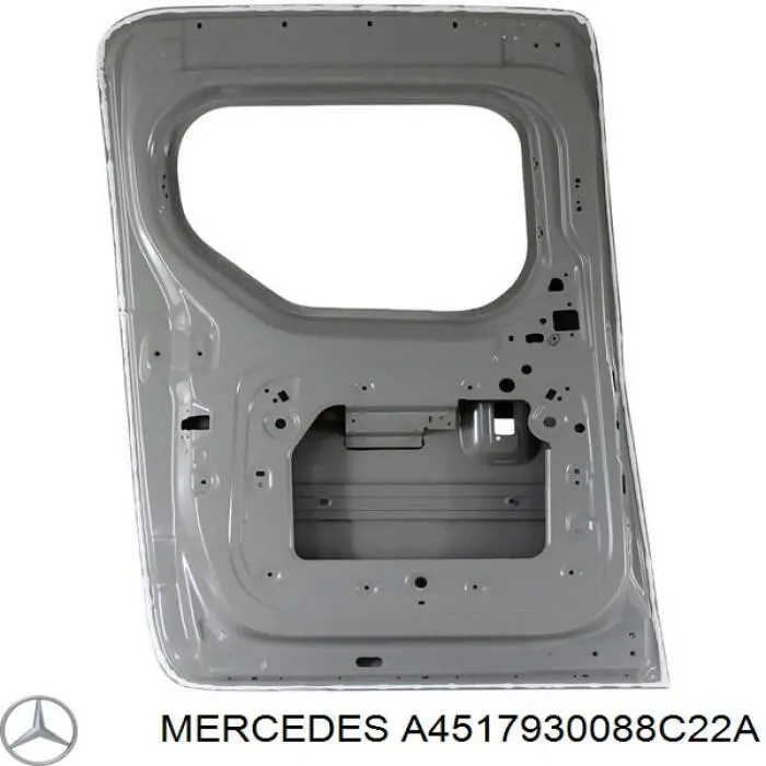 A4517930088C22A Mercedes Spoiler delantero